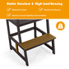 Kids Kitchen Step Stool 2-Step Toddler Standing Tower with 4-Side Safety Rail