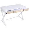 Household Computer Desk Office PC Laptop Table with 3 Drawers for Home Study Use