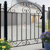 Metal Garden Gate Patio Entrance Door Swirl/Ball/Spe