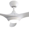 Dimmable 52 inch Ceiling Fan Light LED Lamp with Remote 6 Speed 3-Blades Cooling