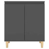 Slim Hallway Cabinet Cupboard Modern Side Table Console Narrow Unit Grey Small