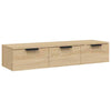 Wall Cabinet Floating TV Unit Media Cabinet Storage Engineered Wood