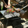 LEVEL Foldable Fire Pit Garden Heater Barbecue BBQ Grill Stove Camping Patio