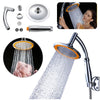 Large High Turbo Pressure Shower Heads Chrome Bath Powerful Energy Water Saving