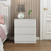 Wood Bedside Cabinet Chest of Drawers Side End Table With Drawers Black White