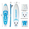 10/11.6 ft Adjustable Inflatable Surfboard Stand-Up SUP Inflatable Paddle Board