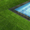 Artificial Grass Lawn Interlocking Patio Deck Tiles Fake Decking Garden Balcony
