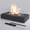 Rectangle Tabletop Ethanol Fire Pit In/Outdoor Portable Fire Bowl Pot Fireplace