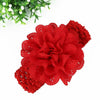10 PCS Newborn Baby Girls Elastic Flower Headband Wedding Party Soft Lace Decr