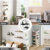 Metal Wall Shelves Wall Mounted Floating Shelving Display Unit Rack Living Room