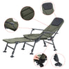 Home Office Folding Armchair Bedchair Recliner Adjustable Fishing Camping Chair