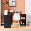L-Shaped Computer Desk Corner PC Table Home Office with Shelves Large Space BN