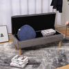 Buttoned Velvet Ottoman Storage Box Chest Bench Seat Toy Bedding Trunk Cabinet