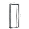 Metal Firewood Log Storage Rack Stand Holder Indoor/Outdoor Store Steel 14 Sizes