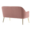 Pink Velvet Armchair Fireside Sofa 1 2 Seater Settee Couch Soft Chair Set Lounge