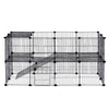 12/24/36 Panels Pet Cage Metal Playpen Dog Cat Rabbit Play Pen Wire Run Fence UK
