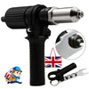 Rivet Nut Gun Adaptor for Cordless Drills Electric Riveting Riveter Insert Tool