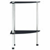Glass Corner Shelf Unit Coffee Table Storage Display Side Table Living Room