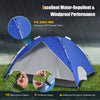 2-in-1 Instant Pop-up Tent Double-Layer Camping Tent W/ Detachable Sun Shelter