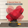 Papasan Chair Rattan Glider Deep Seat 360° Swivel Relaxing Chair W/ Soft Cushion