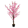 Large Artificial Pink Blossom Tree 5FT in Pot IndoorOutdoor Tree Cherry Plant UK