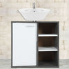 Under Sink Bathroom Cabinet Cupboard Organizer Unit With Door Storage Shelves