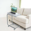 Wooden Portable C Shape Side End Table Sofa Coffee Laptop Table Living Bedroom