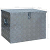 Aluminium Storage Box Silver Lockable Trailer Box Tool Box Organizer Chest