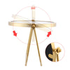 Luxurious Gold Rotation Make Up Mirror Table Top Vanity Shaving Swivel Mirrors