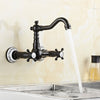 kitchen Taps Vintage Style mixer oil rubbed bronze finish double handle New SP