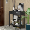 Modern Console Table 2 Drawer w/Shelf Dressing Table Hallway Hall Desk Furniture