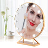 Smart Fill Light HD Cosmetic Mirror LED Light Illuminated Golden Makeup Mirror
