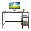 Computer Desk Working Study Writing PC Table Home Office Student with Book Shelf