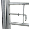 3-12FT Galvanised Metal Garden Gates Farm Dog Lamb Outdoor 7Bar Gate Single Door