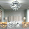 3/1 Tier Crystal LED Chandelier Lamp Shade Ceiling Pendant Light Living Room
