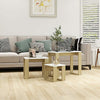 3x Nesting Tables Engineered Wood End Side Nest of Table Multi Colours vidaXL