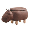 Upholstered Animal Shaped Ottoman Ride-on Footrest Stool Rest Seat TOY Kids New