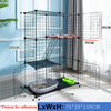 LEVEL Large DIY Collapsible Pet Cat Wire Cage Indoor Outdoor Playpen Vacation