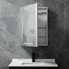 Led Bathroom Cabinet Wall Mounted Mirrored Storage Cupboard Shelf Sensor Switch