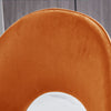Dining Table & Chairs Set 4/6 Velvet Fabric Padded Seat Kitchen Furniture