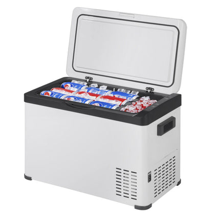 Portable 30L Car Refrigerator Dual Zone Compressor Fridge Camping Freezer 46W