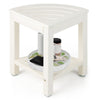 Bathroom Shower Bench Stool 2-Tier Corner Shower Bath Seat Waterproof Foot Rest