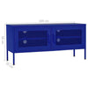 TV Cabinet Steel Stereo Hifi Cabinet Media Unit TV Stands Multi Colours