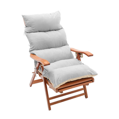 Grey High Back Seat Chair Pad Cushion Garden Seat Pads Pillow Outdoor&Indoor UK