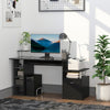 HOMCOM Wood Computer Desk Laptop Workstation Drawer Shelf for Home Office