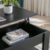Coffee Table With Storage Lift Top Up Drawer Shelf Wooden Living Room Furniture
