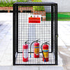 Gas Bottle Storage Cage Collapsible Cylinder Galvanised Steel Mesh Cages w/ Lock