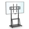 Portable Mobile Floor TV Stand Mount Bracket Thick 2 Tier Shelf UP To 100" TV