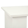 2 Tier Coffee Table End Side Table Modern Design Storage Shelf Living Room White