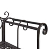 Antique-design Garden Metal Bench Seat Outdoor Decorative Cast Iron Park Chairs